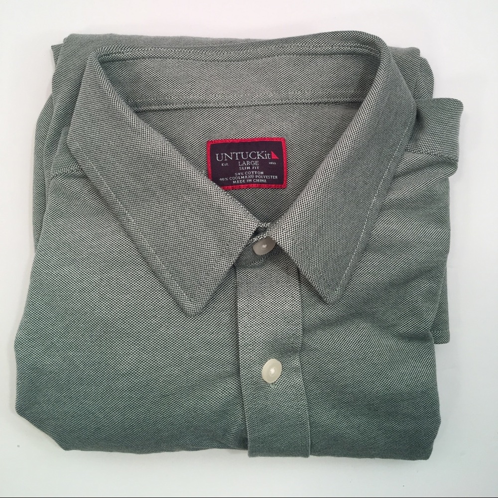 Untuck It Men’s Slim Fit Button Down